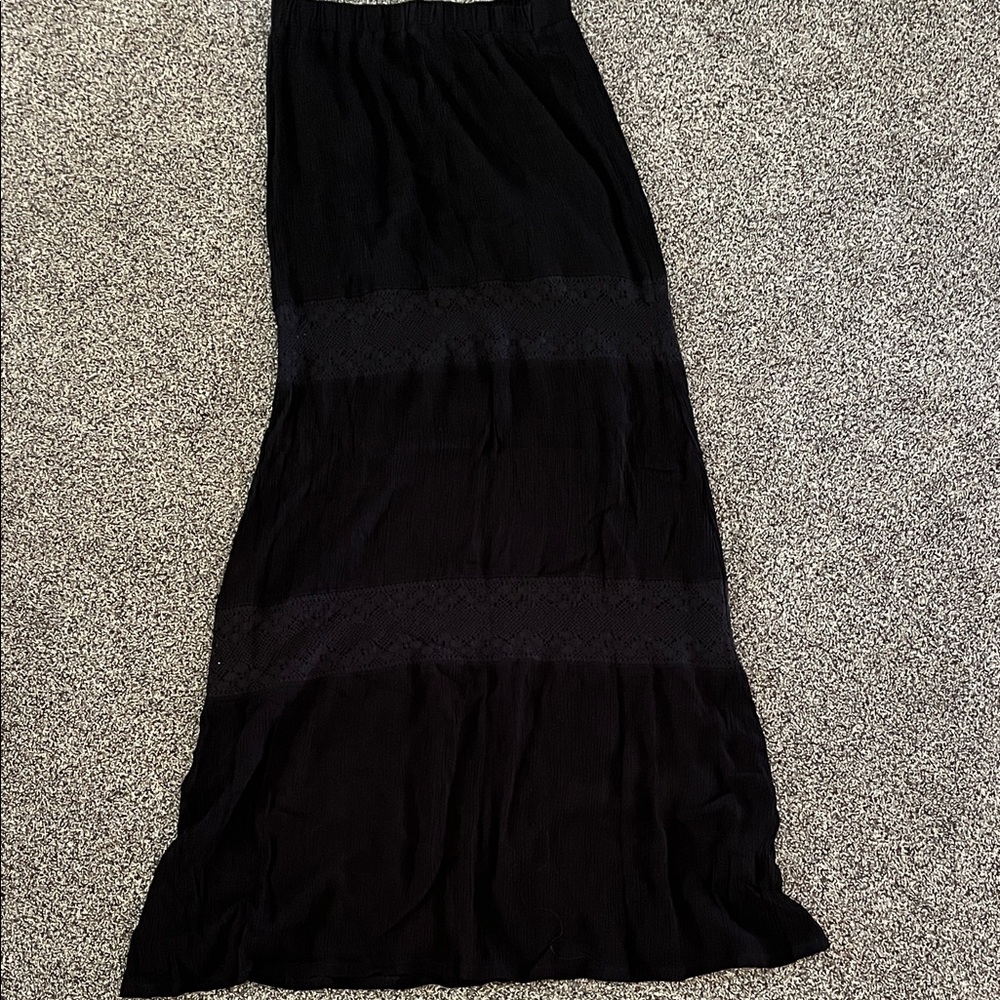 Forever 21 Black Maxi Skirt